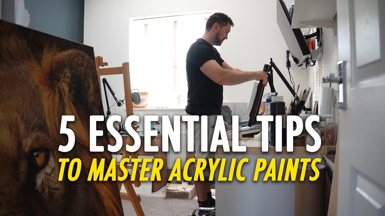Learn Acrylic Painting Fast ( 5 Tips That Work)