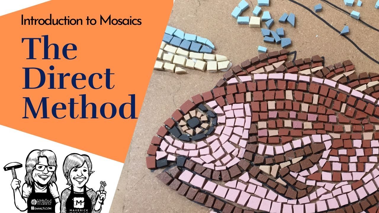 Beginner Mosaic Art Project: How to Make a Mosaic Using the Direct Method in Unglazed Porcelain