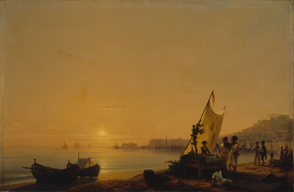 Ivan Aivazovski (1817–1900): The Bay of Naples / Napolinlahti / Neapelbukten